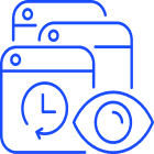 real time visibility icon 